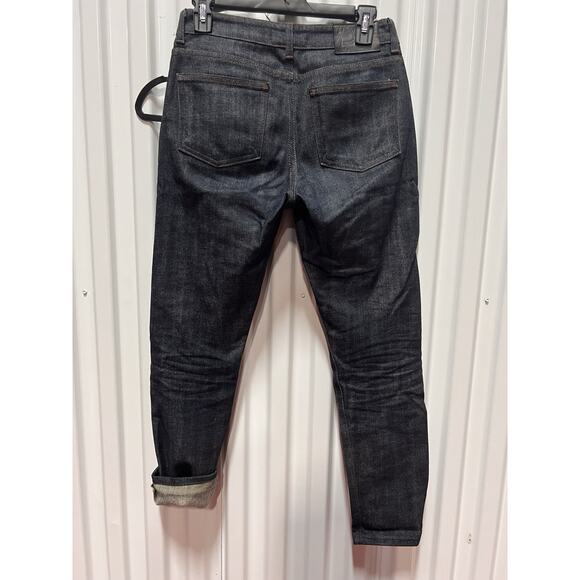 Naked And Famous Mens Selvedge Blue Jeans 28 X 28 Zip Fly - Picture 4 of 13